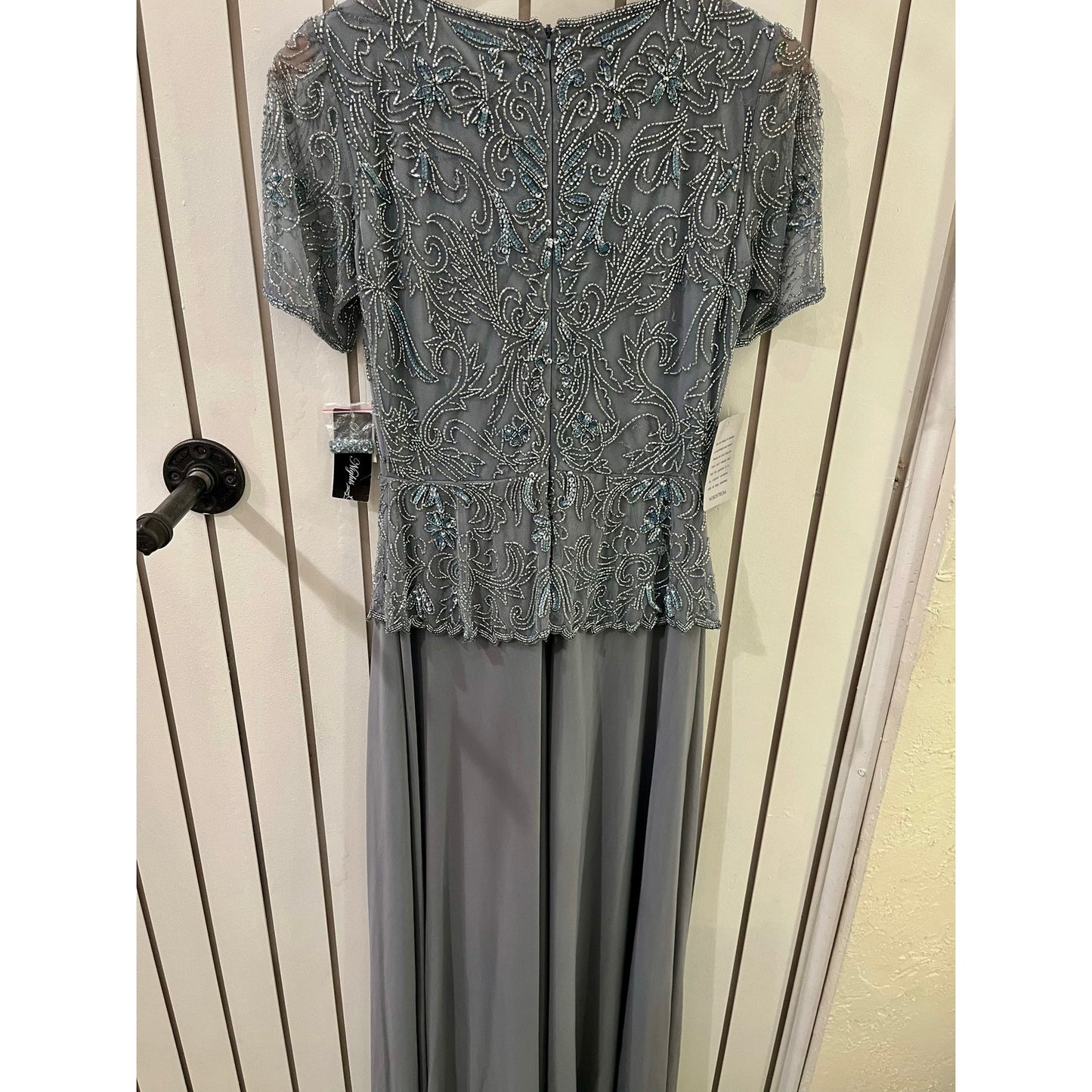 Pissaro Nights Dress Grey NWT