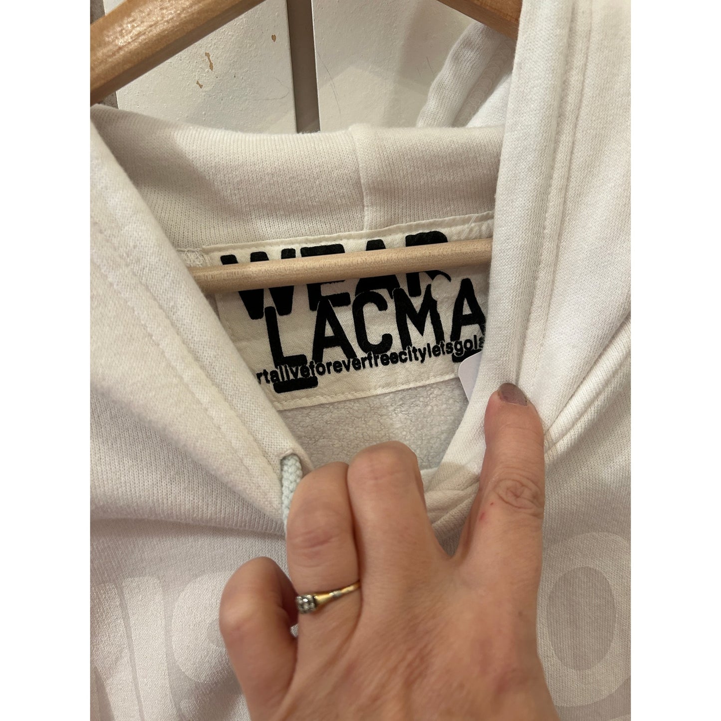 We Are Lacma Mission Vision Free City Hoodie