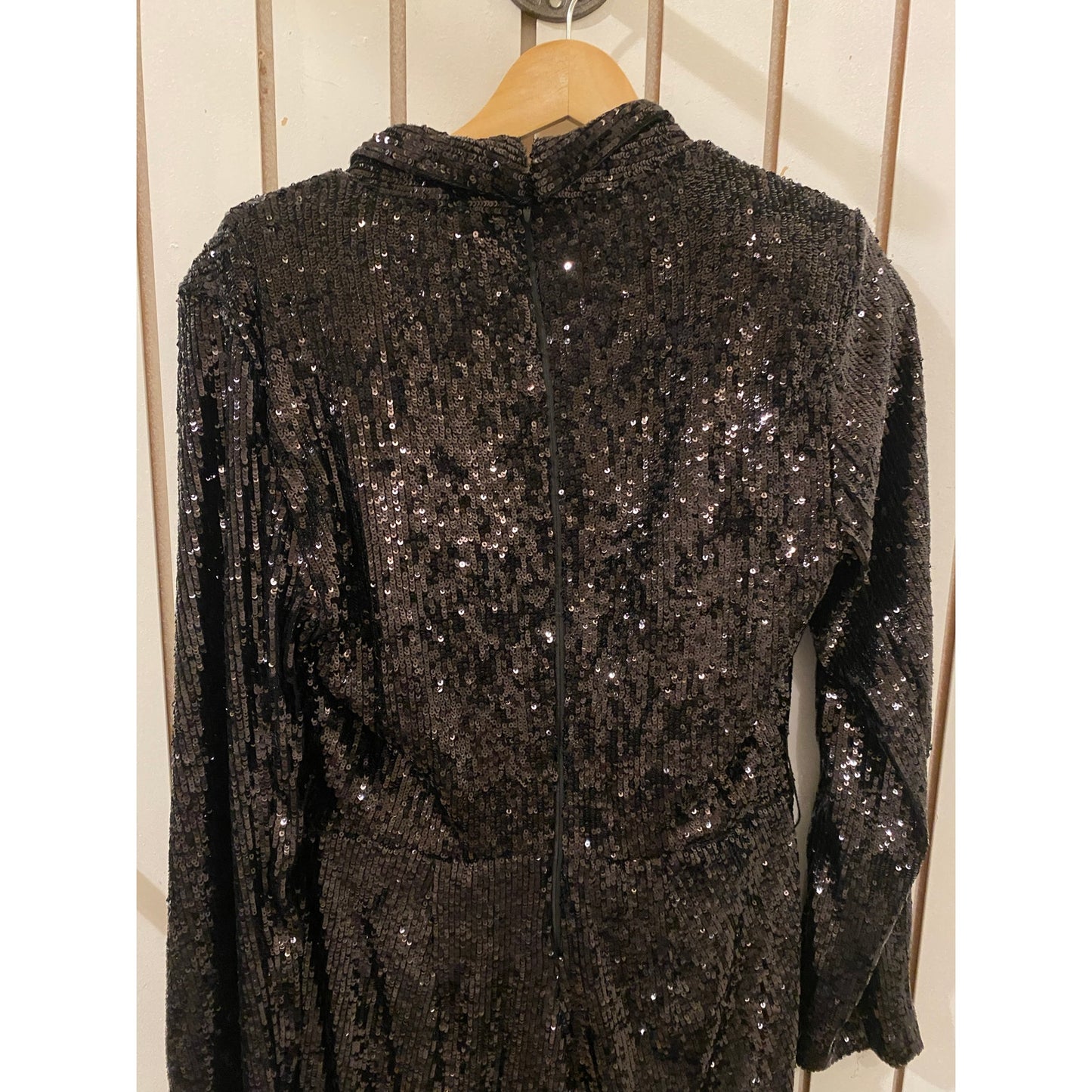 Express Sequin Jumpsuit Size
