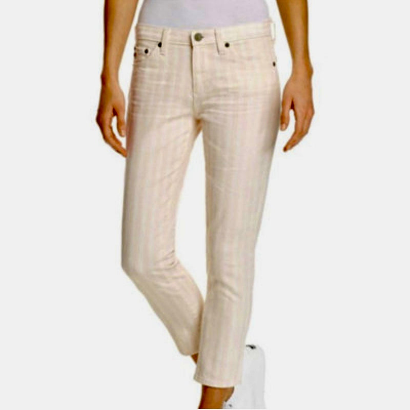 Adriano Goldschmeid Stripe Jeans NWT