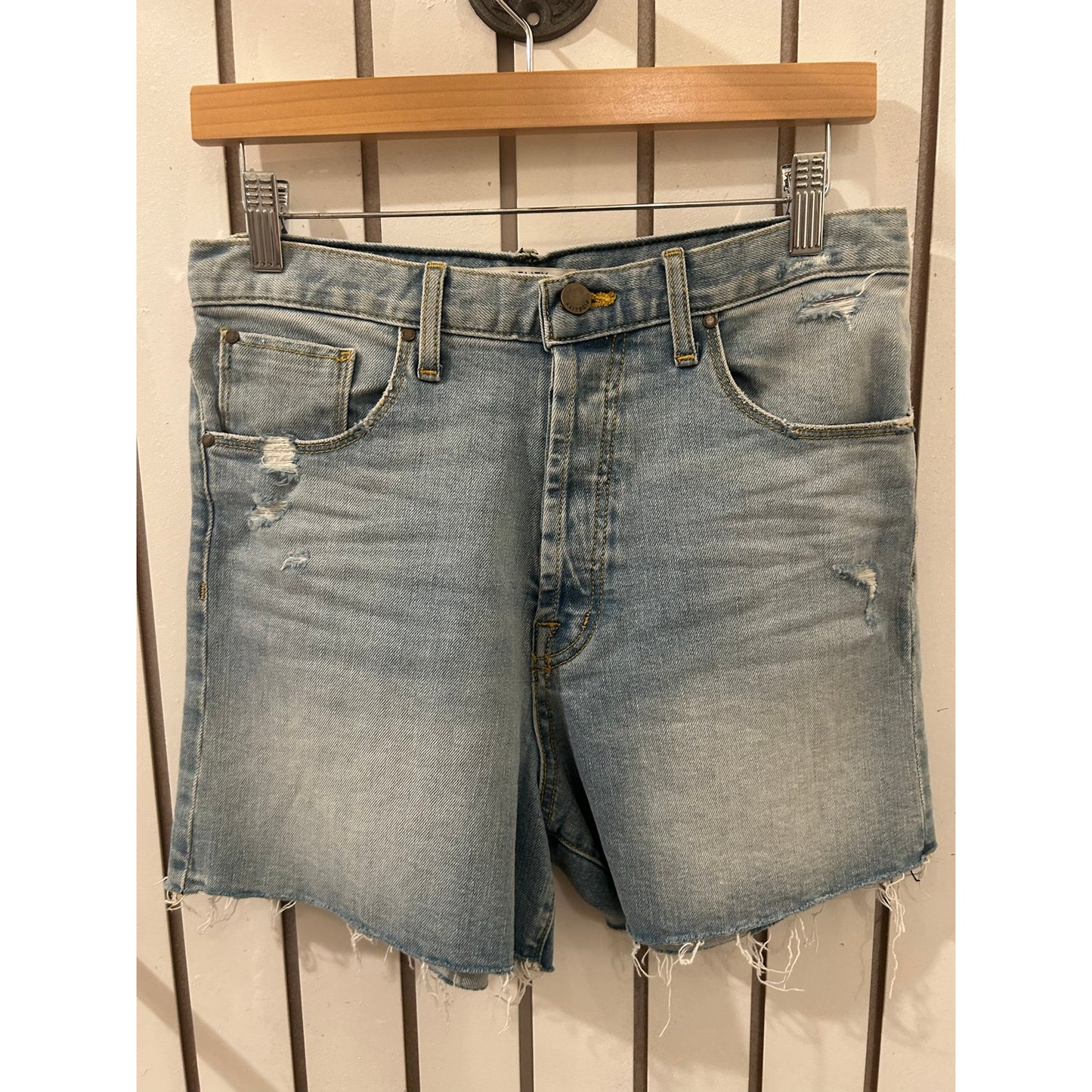 Fidelity Cut Off Jean Shorts Size 26