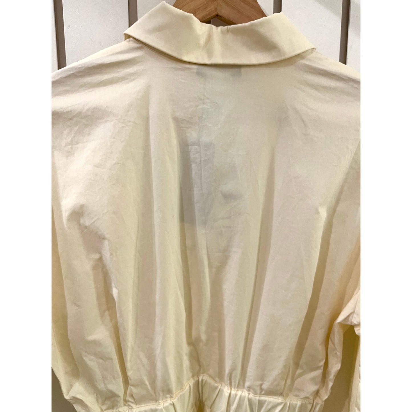 Urban Revivo Cream Button Up Dress