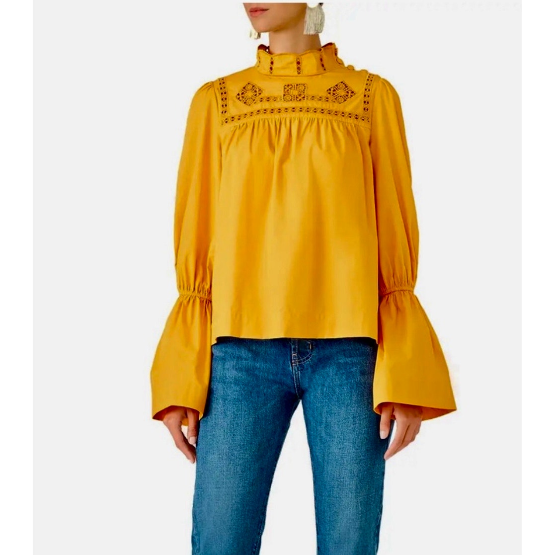 Free People Blouse Size S oversized