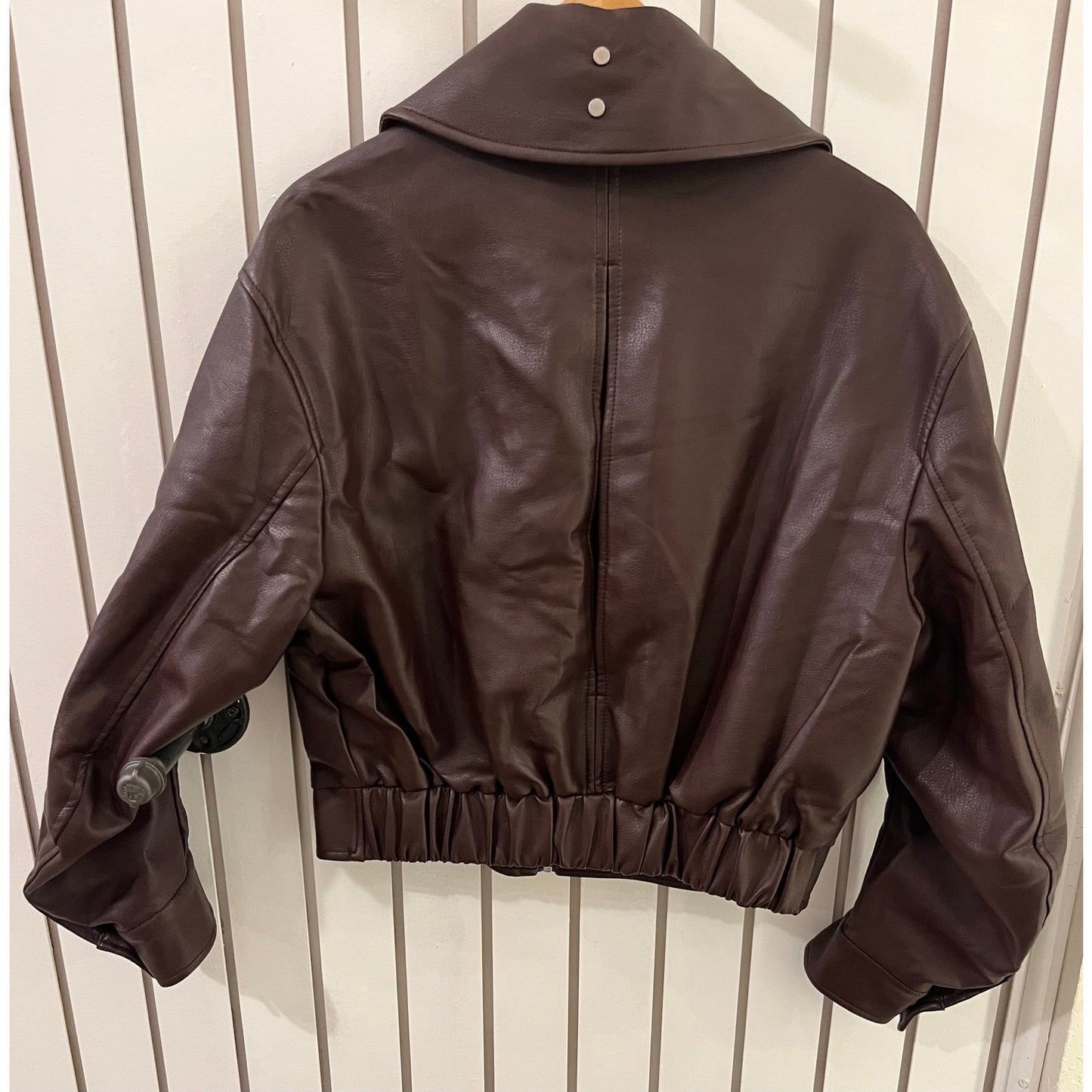 Urban Revivo Vegan Leather Jacket