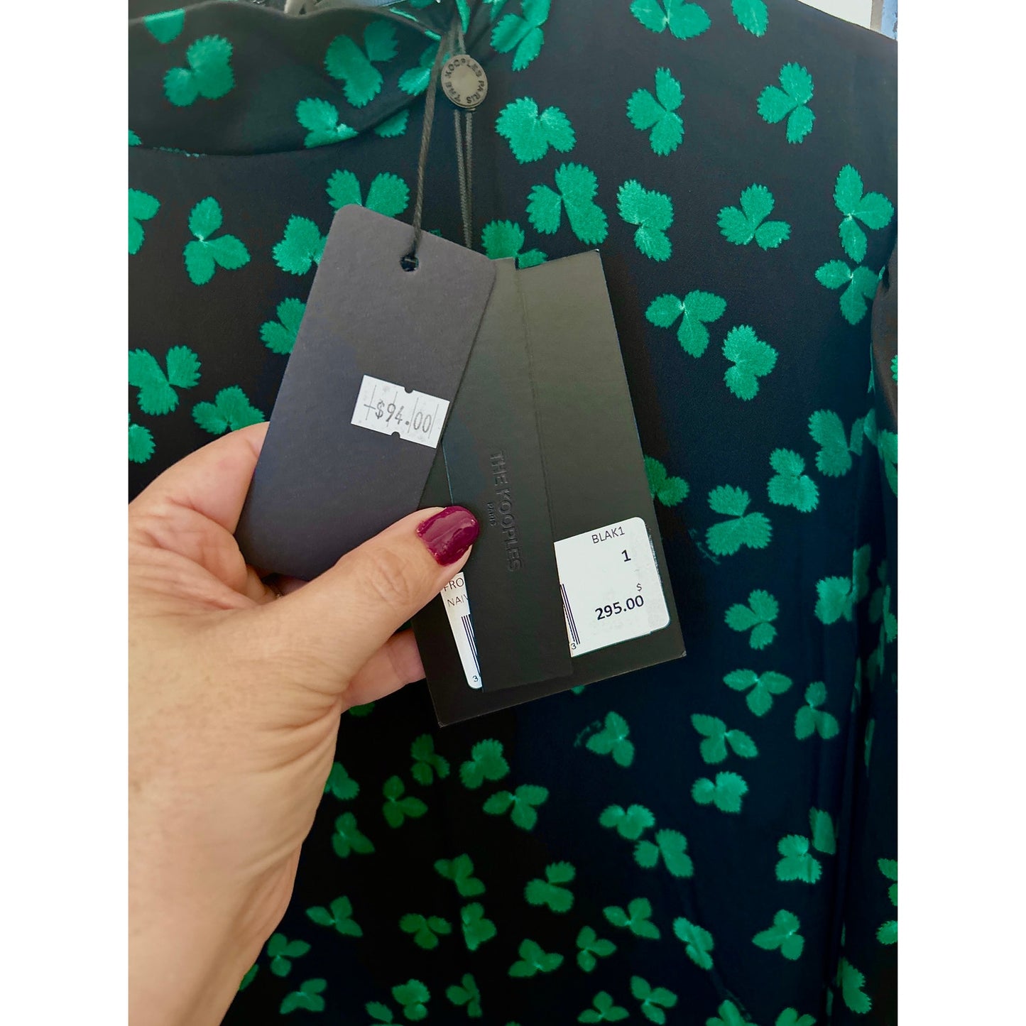 The Kooples Clover Dress NWT