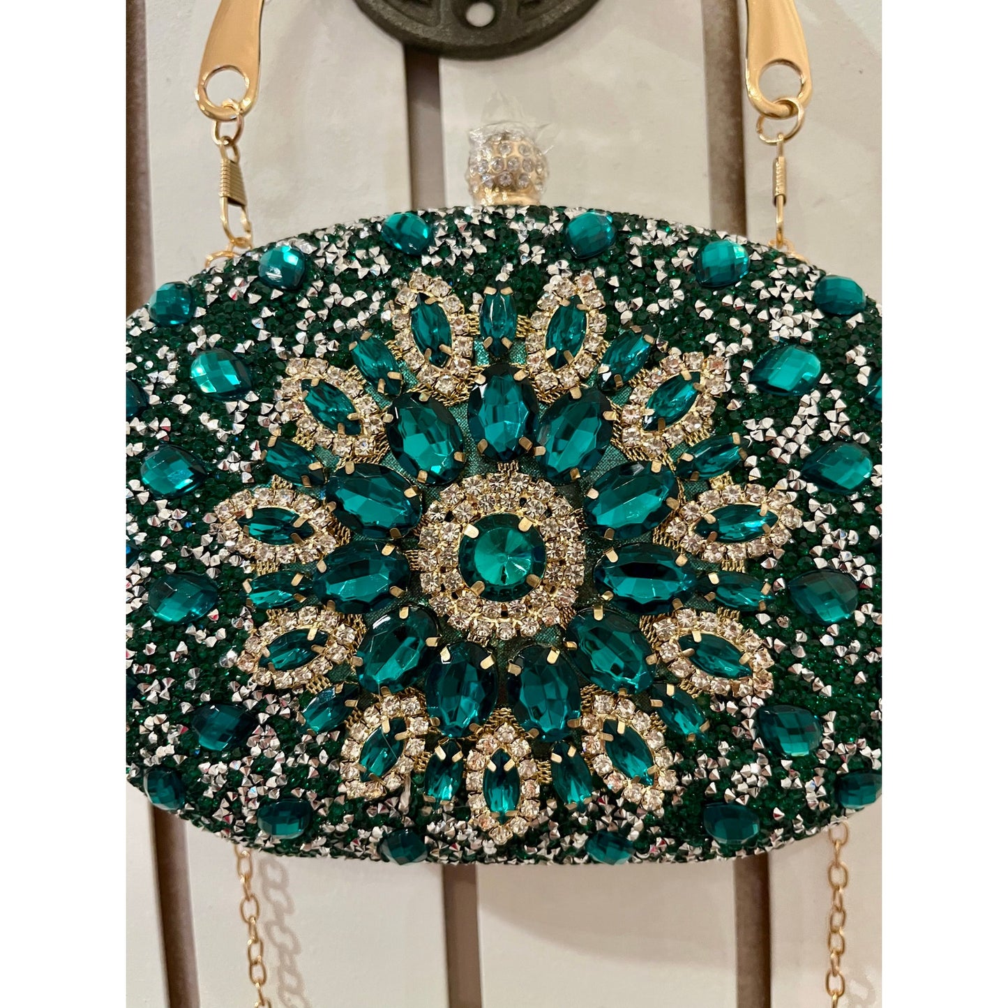 Ramla Evening Bag Green