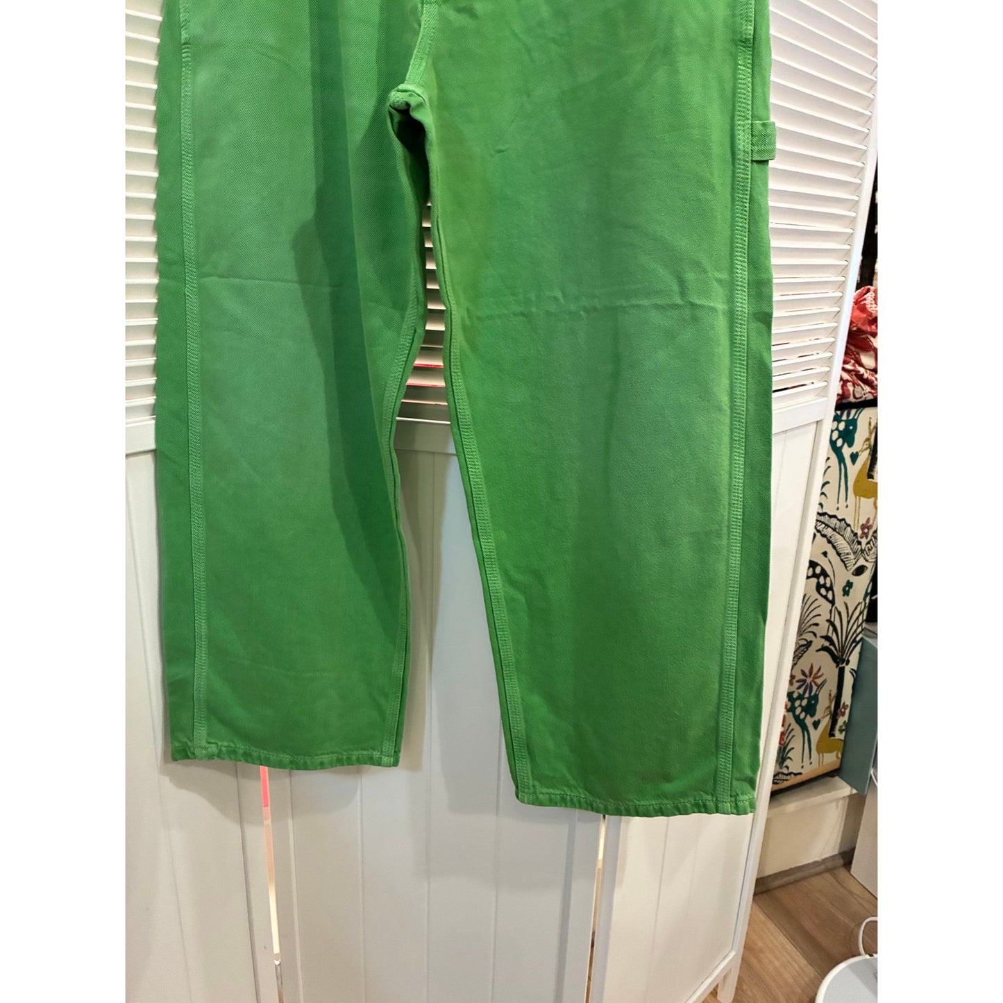 We the Free Free People Green Denim Jeans size 30