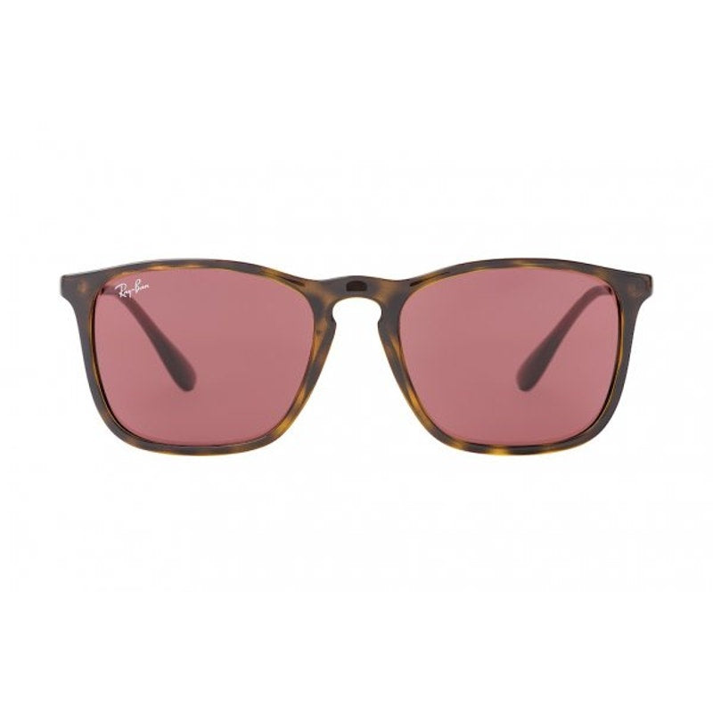 Ray-Ban Sunglasses Chris in Havana and Dark Violet Brand New