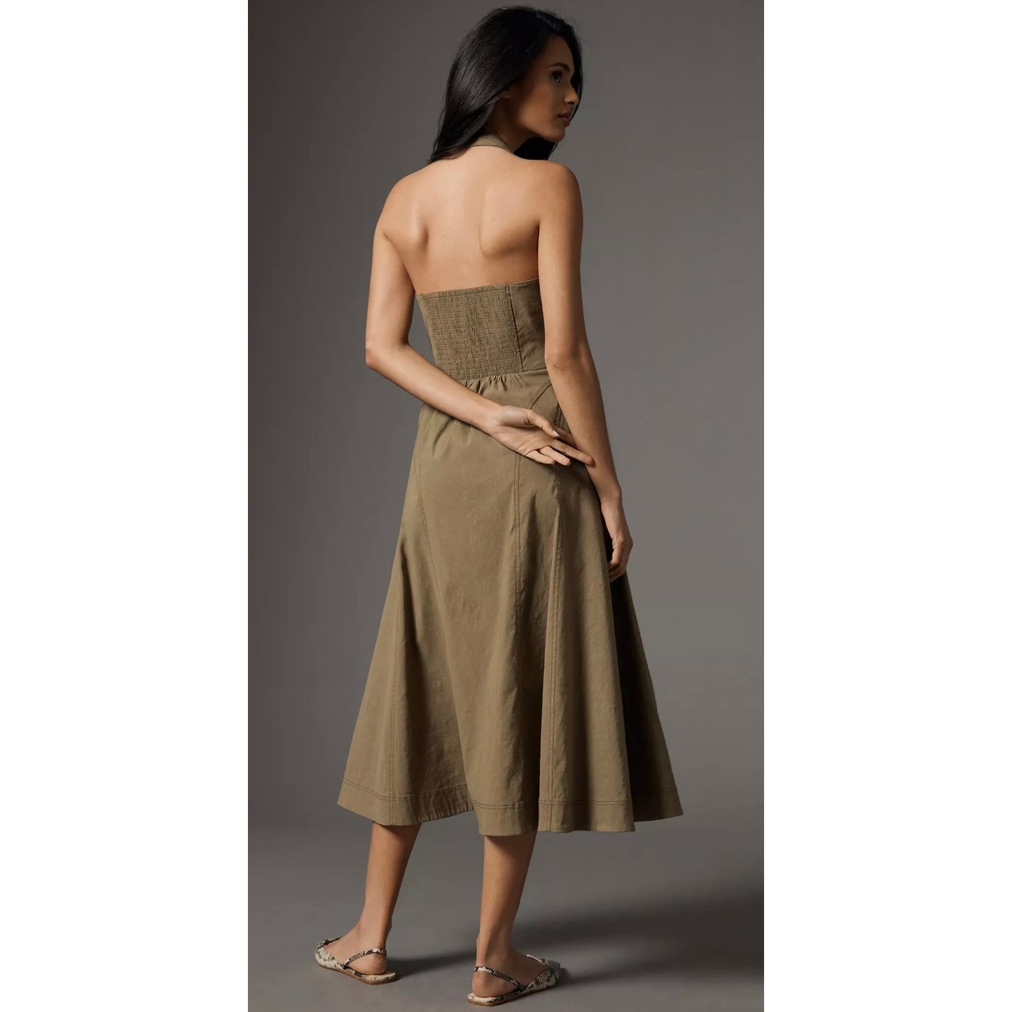 Anthropologie Zip-Front Corset Dress Size 2x