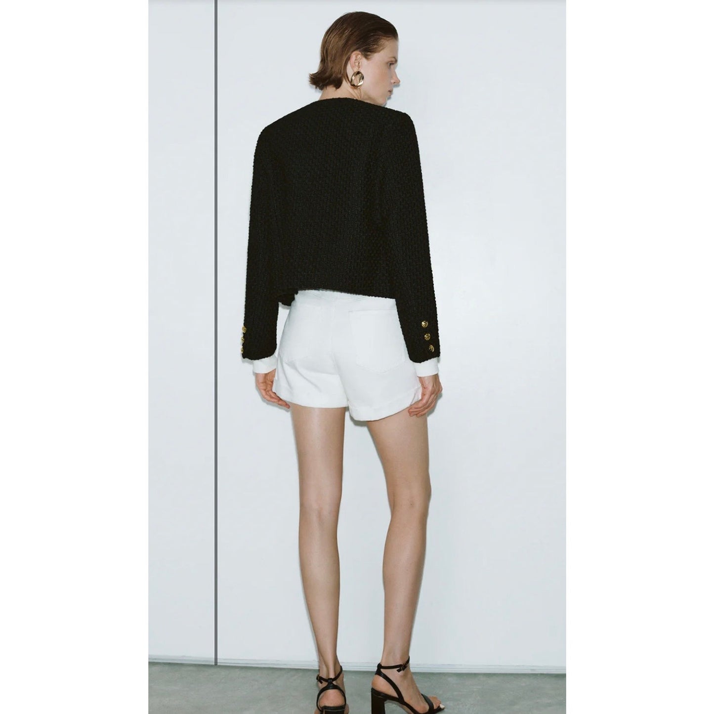 Urban Revivo Black Tweed Blazer NWT