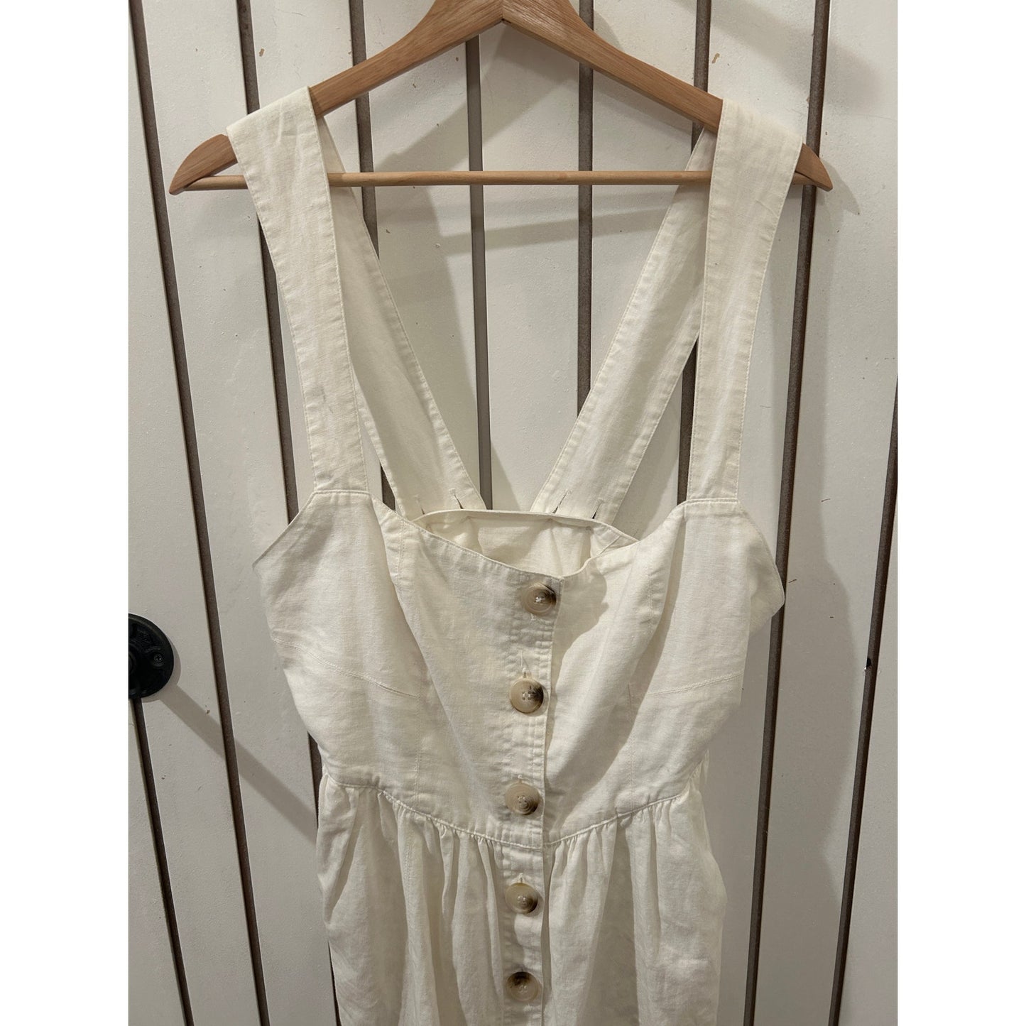 Free People Carolina Linen Dress Size 12