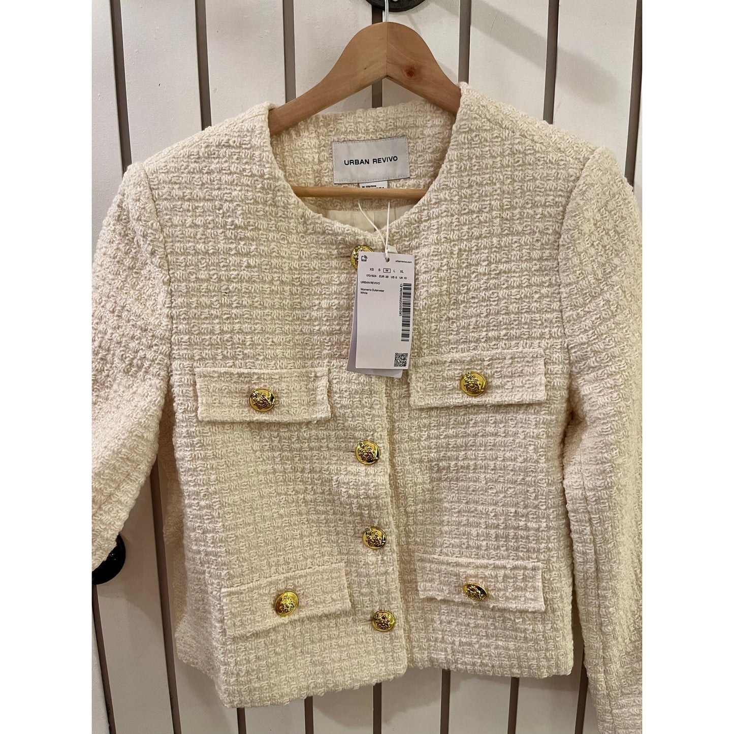 Urban Revivo Cream Blazer