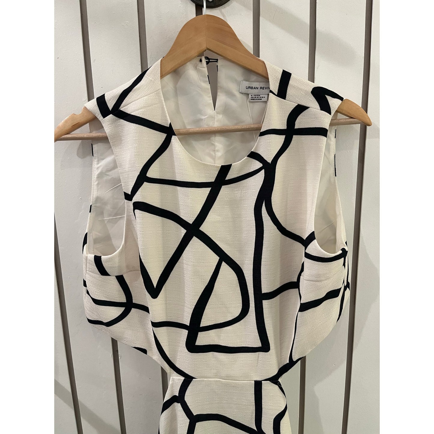 Urban Revivo Cream and Black Dress NWT