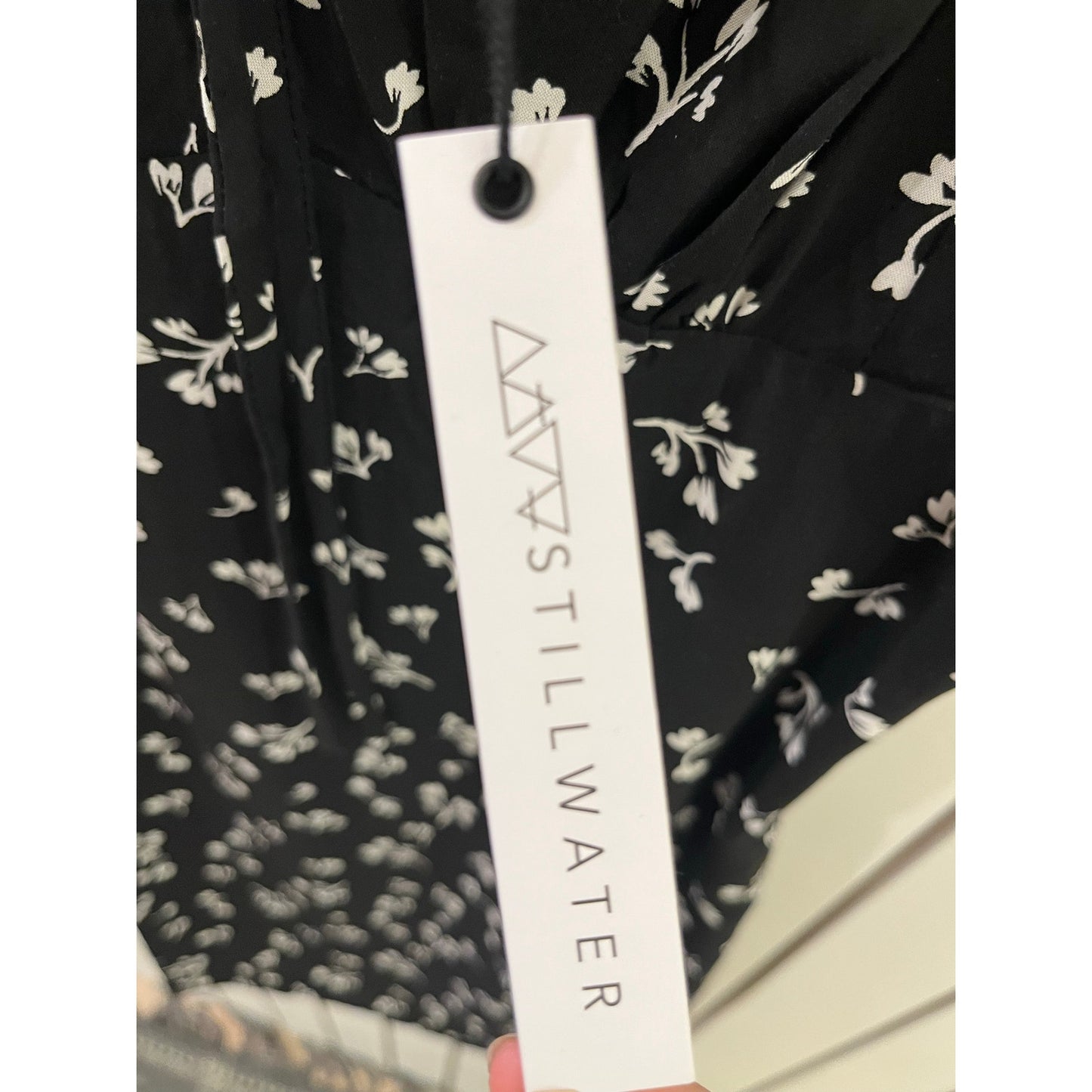 Stillwater Dress Black and White Size Medium