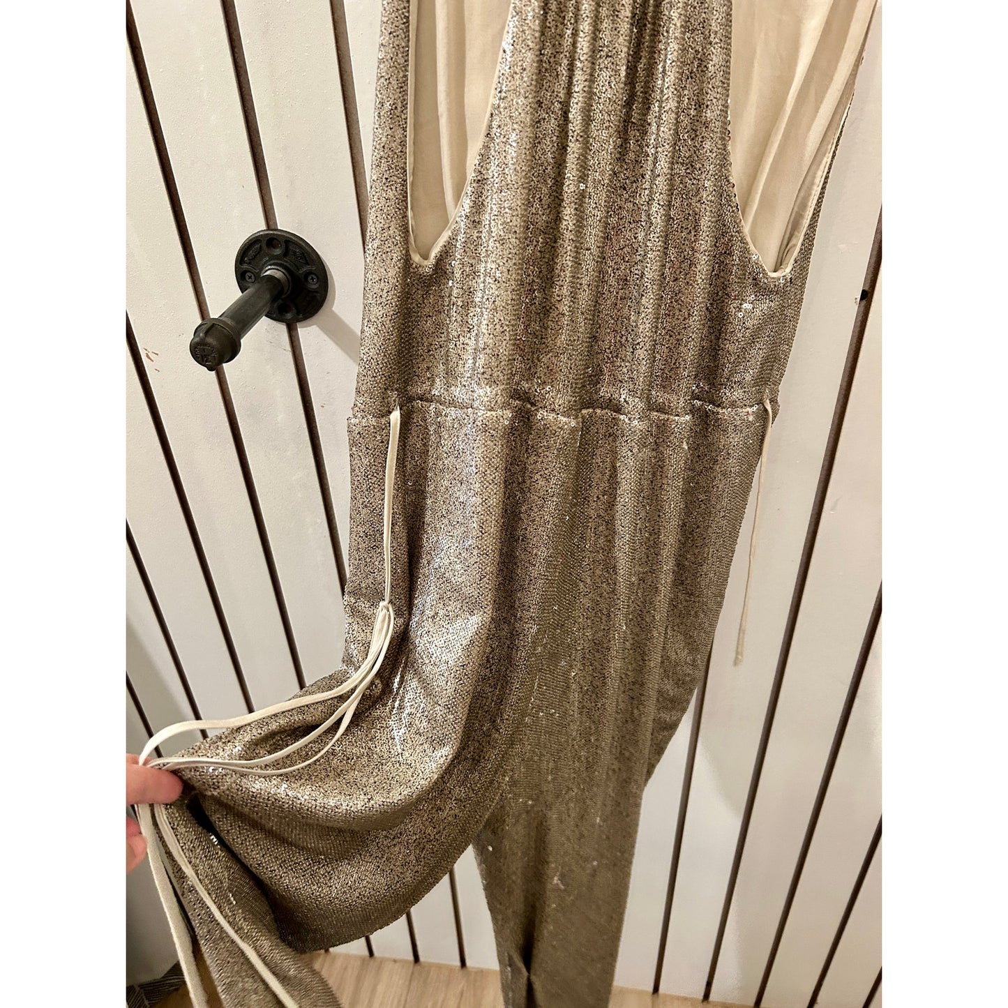 Free People Sequin Jumpsuit Size XS