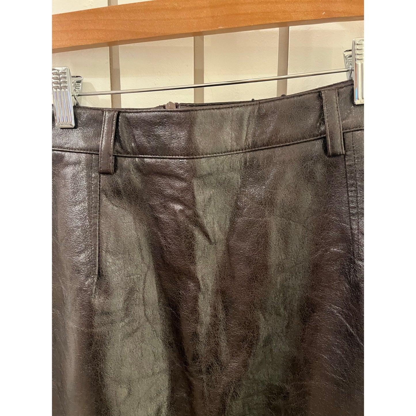 Urban Revivo Faux Leather Skirt