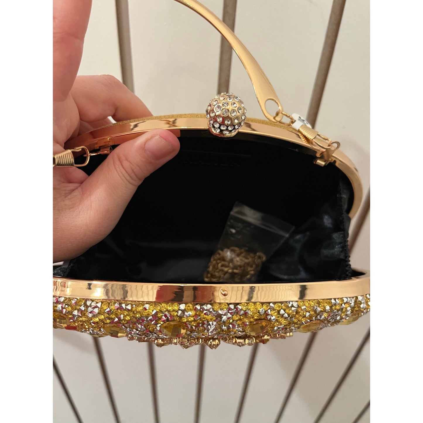 Ramla Evening Bag Gold