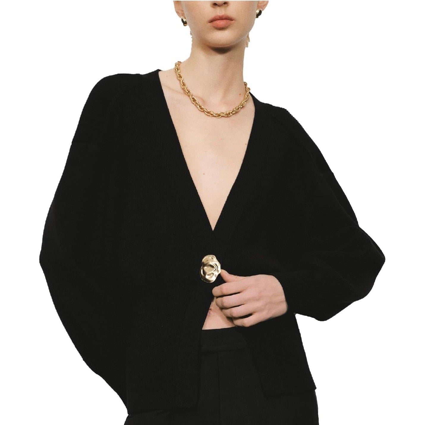 Urban Revivo Cardigan Black Size 8 and 12