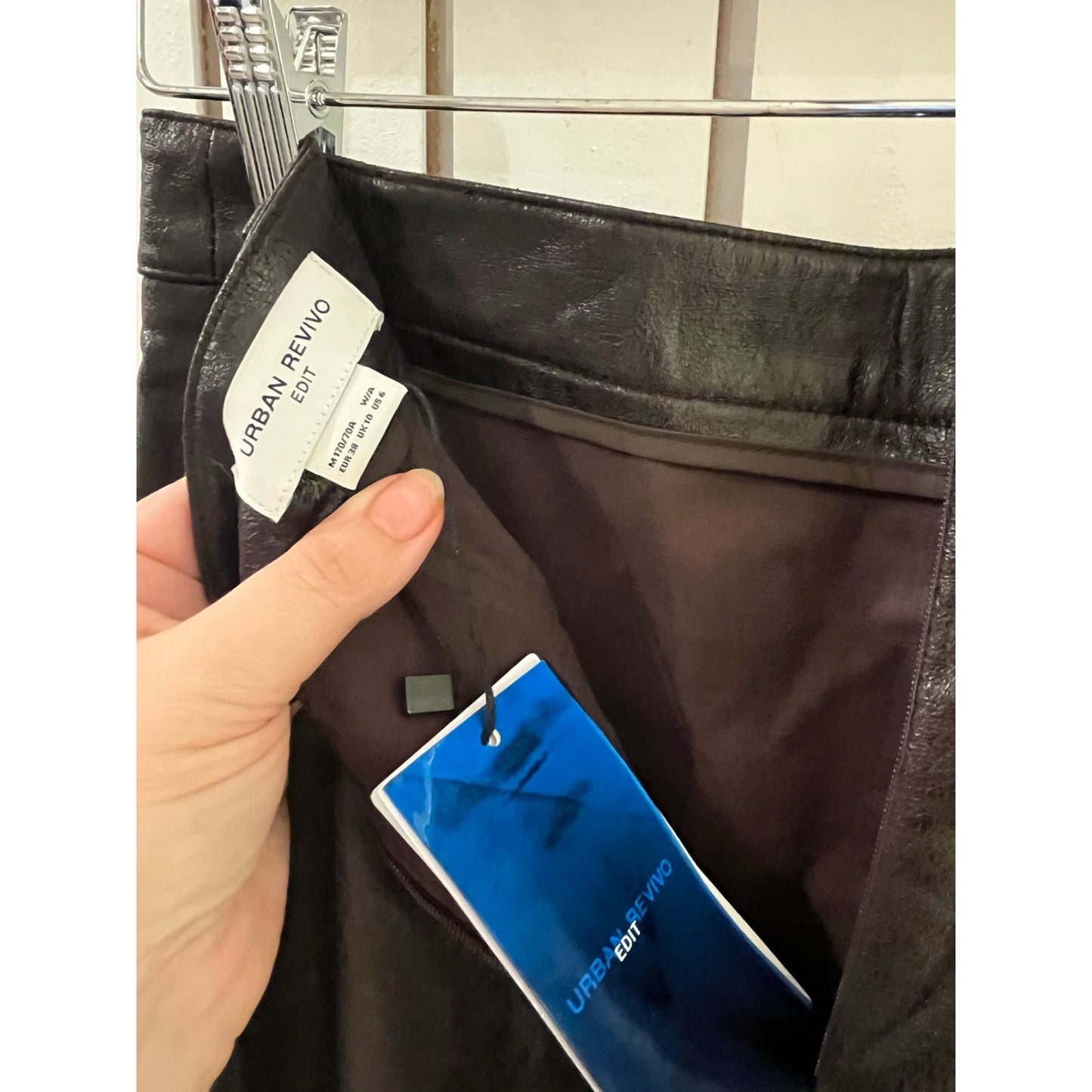 Urban Revivo Faux Leather Skirt