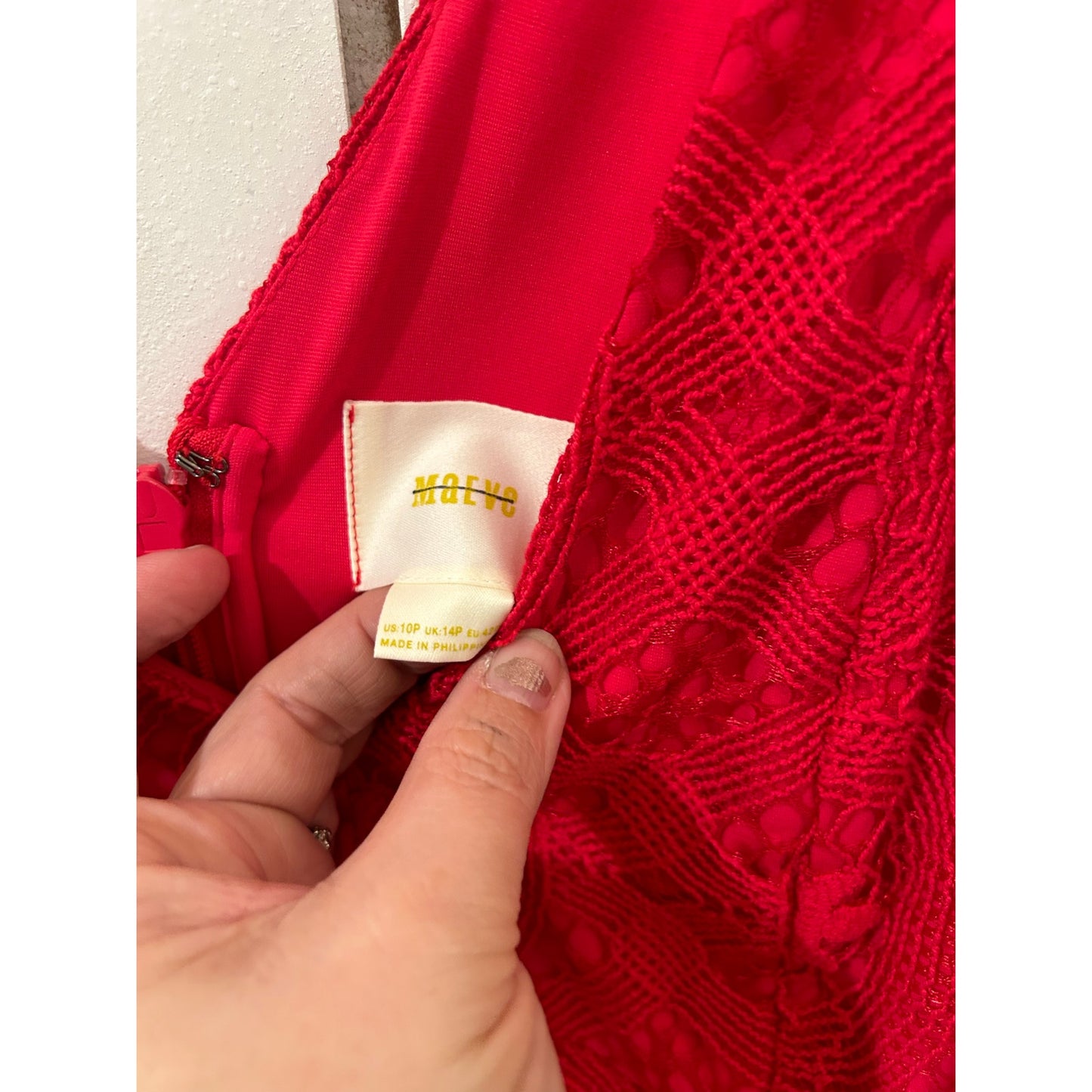Maeve Anthropologie Size 10P lace dress