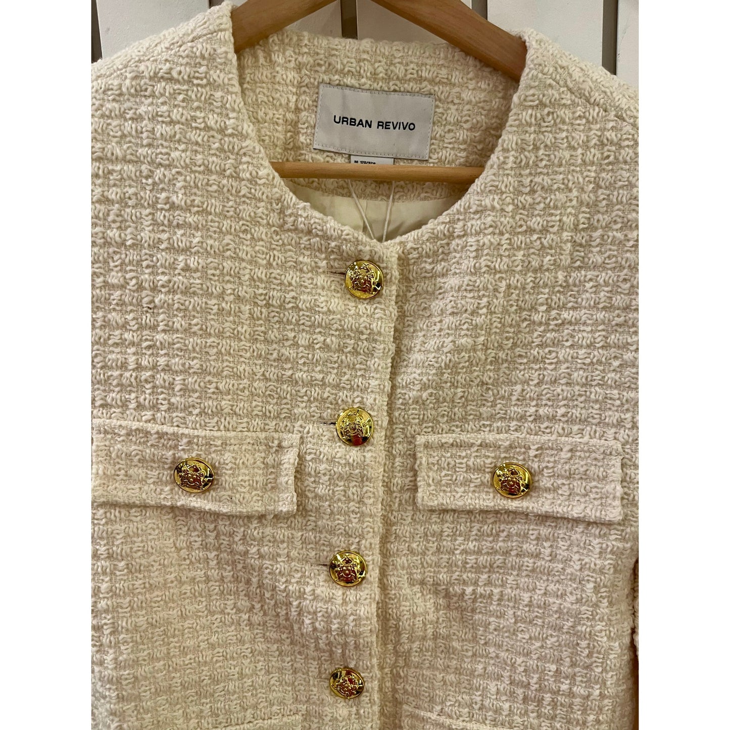 Urban Revivo Cream Blazer