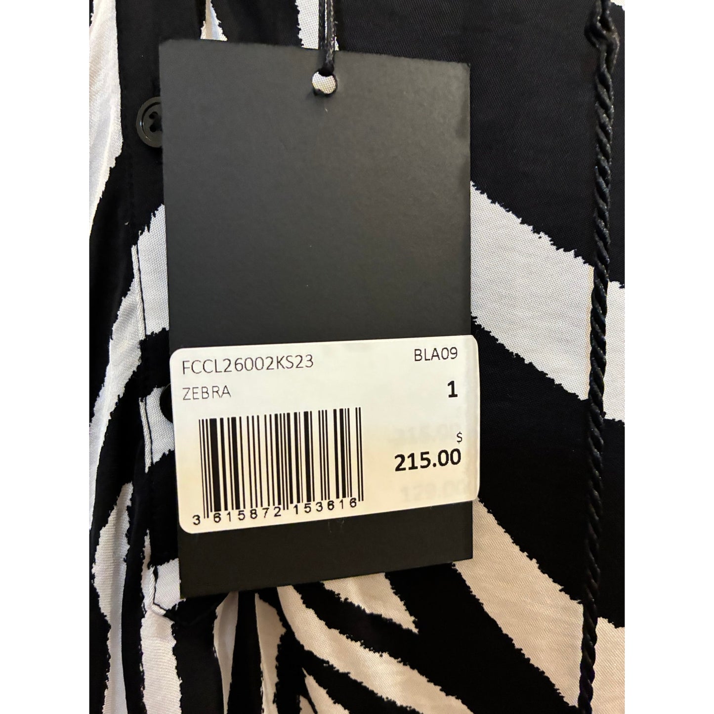 The Kooples Zebra Print Blouse Size Medium
