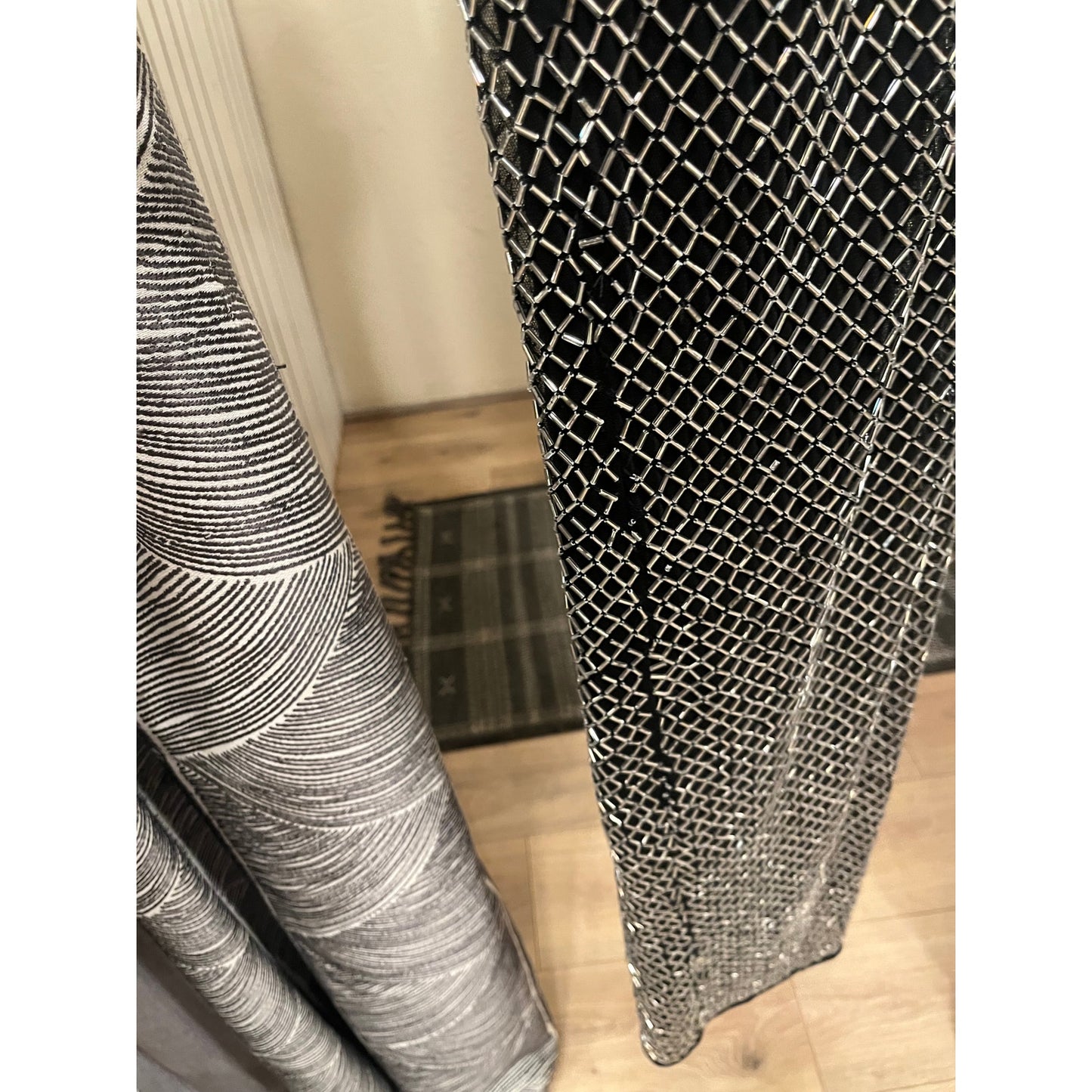 Mac Duggal Black and Silver Style 93787 Size 16 NWT