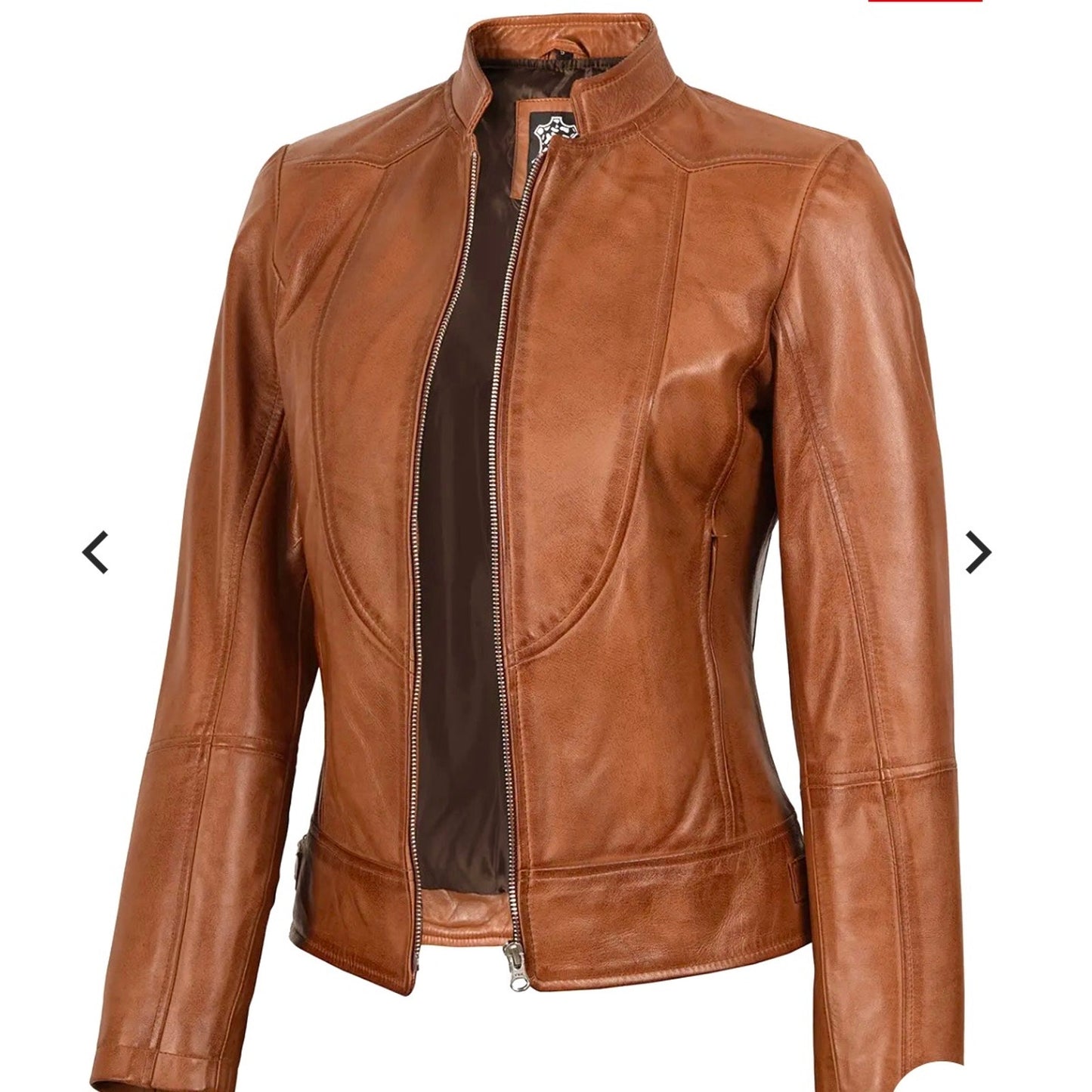 Decrum Amy Genuine Leather Jacket Size M NWT