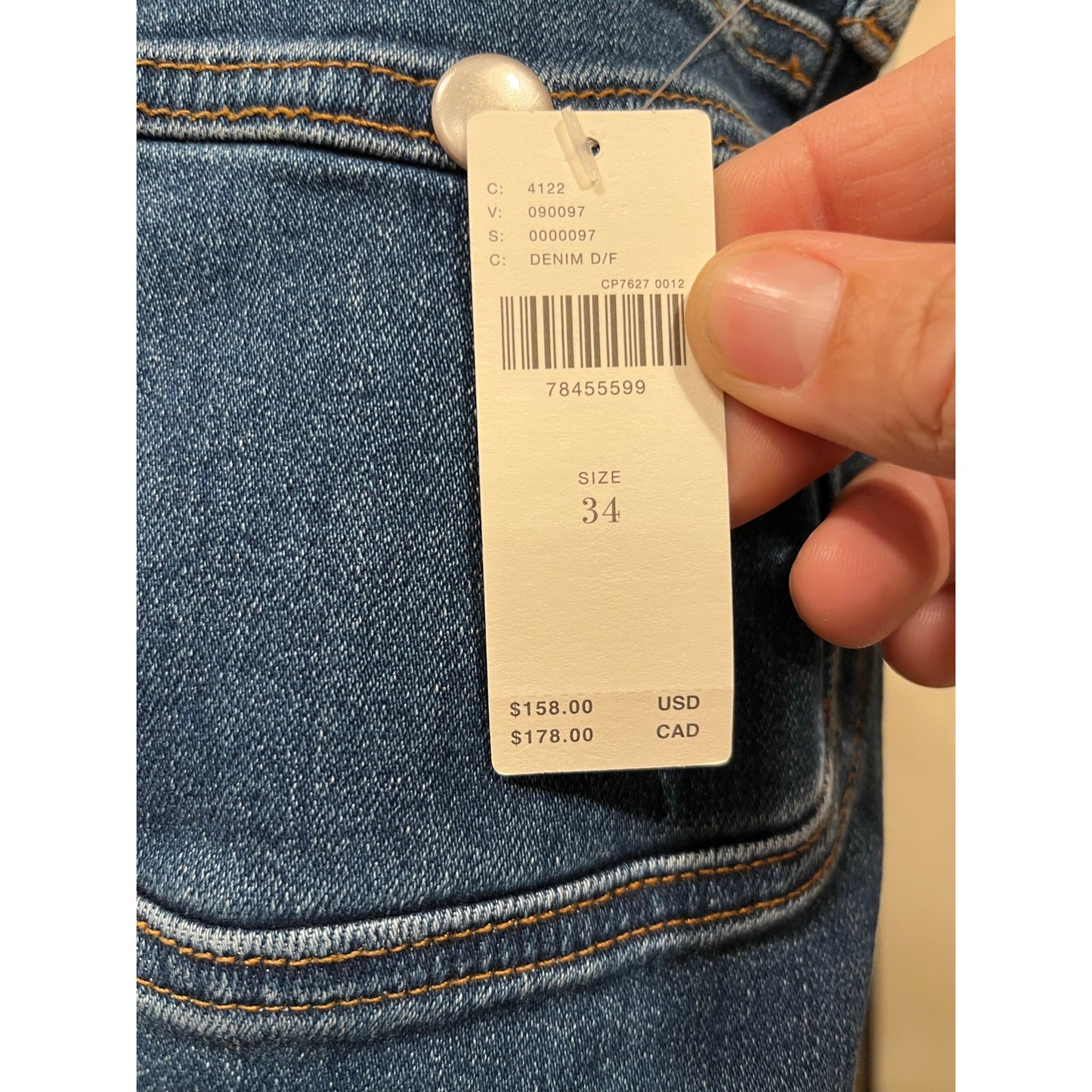 Pilcro Jeans by Anthropologie Size 34 NWT