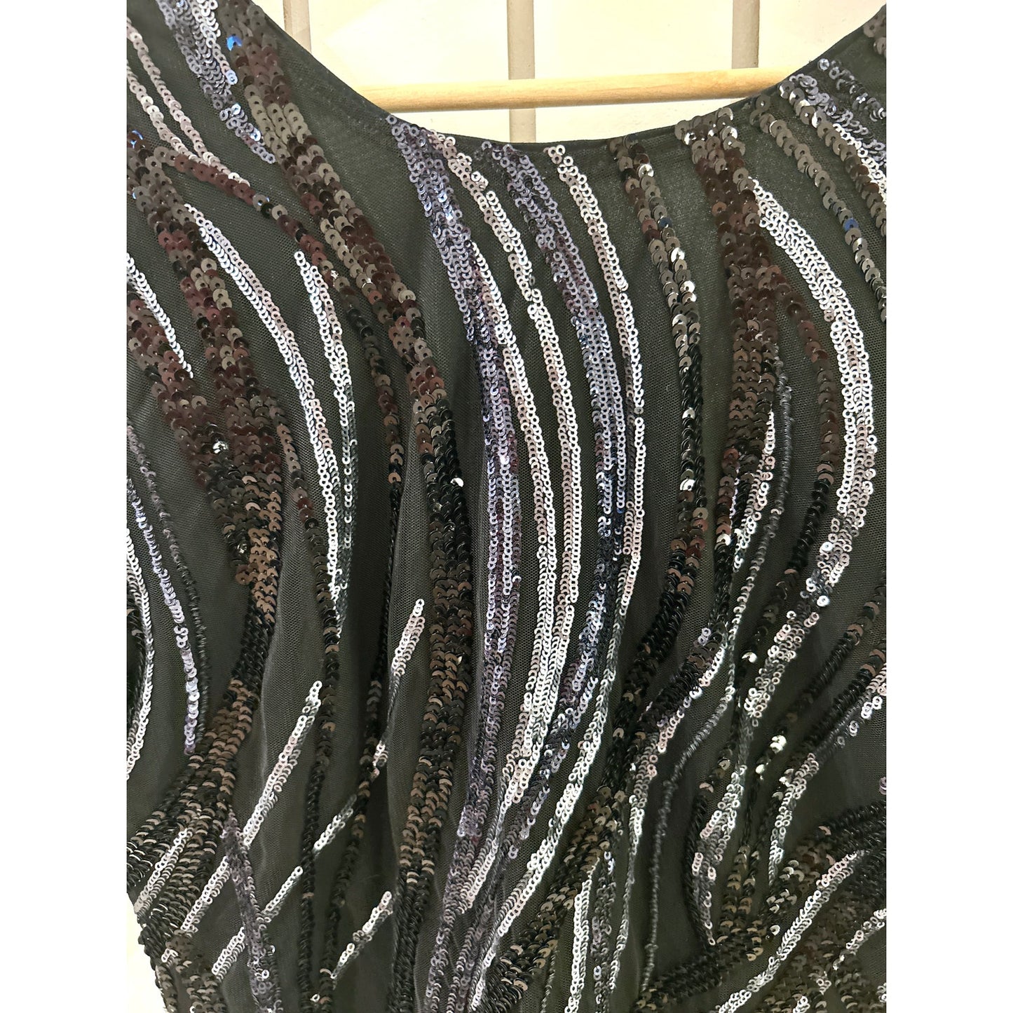Express Sequin Black Dress Size 6