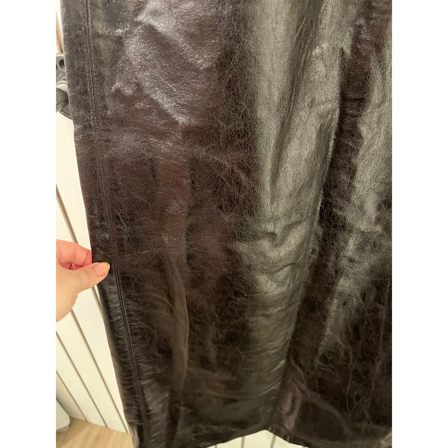 Urban Revivo Faux Leather Skirt