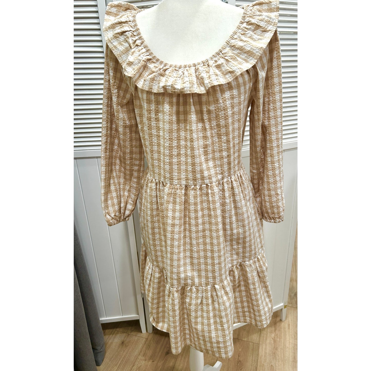 J Crew Seersucker Dress Size 6 NWT