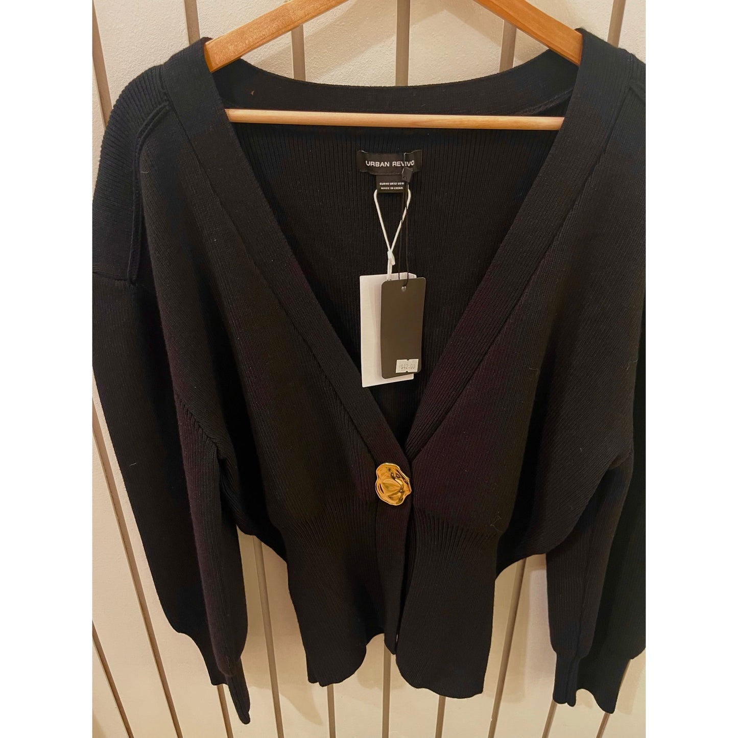 Urban Revivo Cardigan Black Size 8 and 12