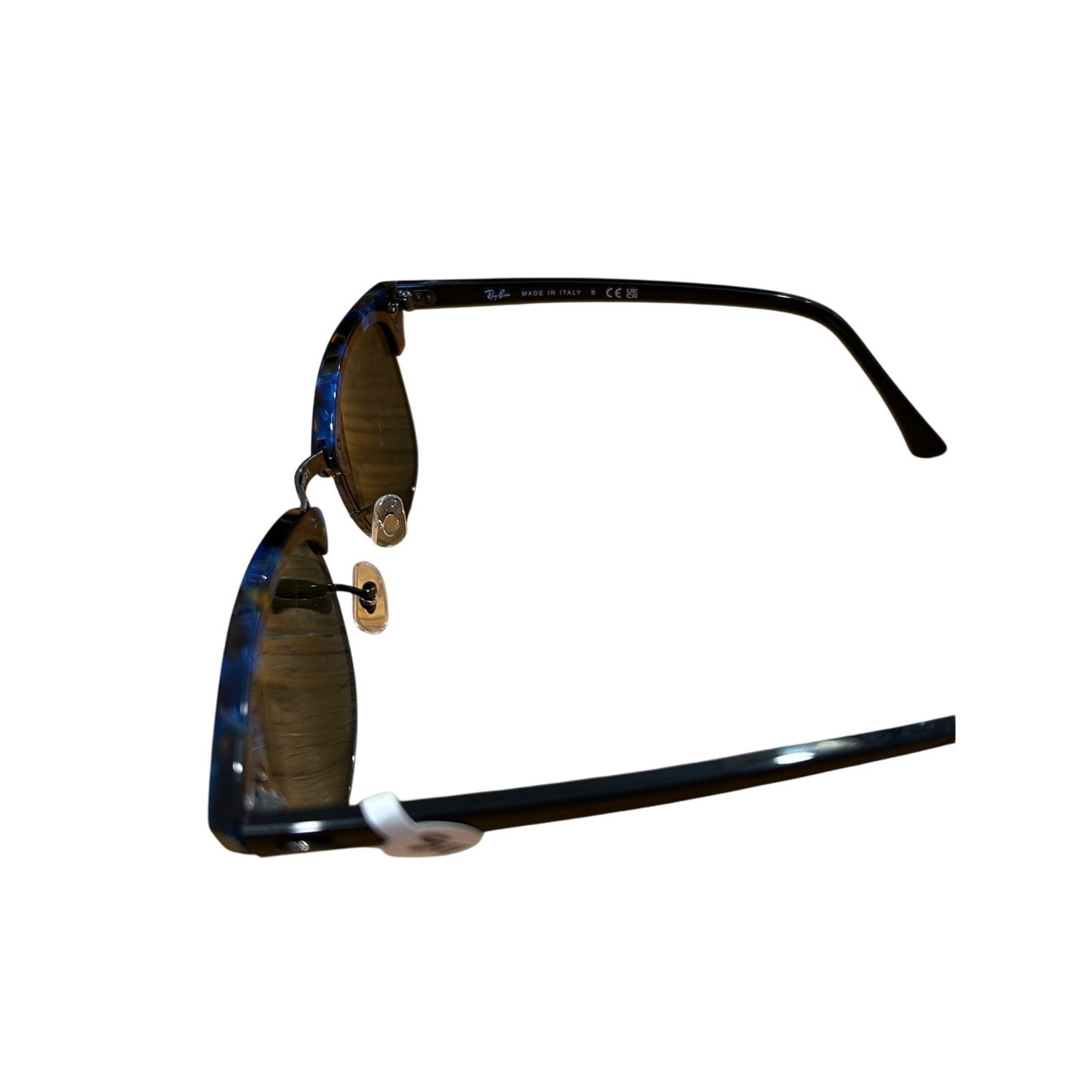 Ray-Ban Clubmaster Sunglasses in Fleck Blue Green Lenses Brand New