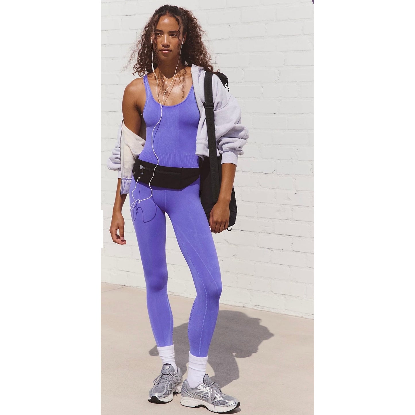 Free People Good Karma Jumpsuit in Lilac