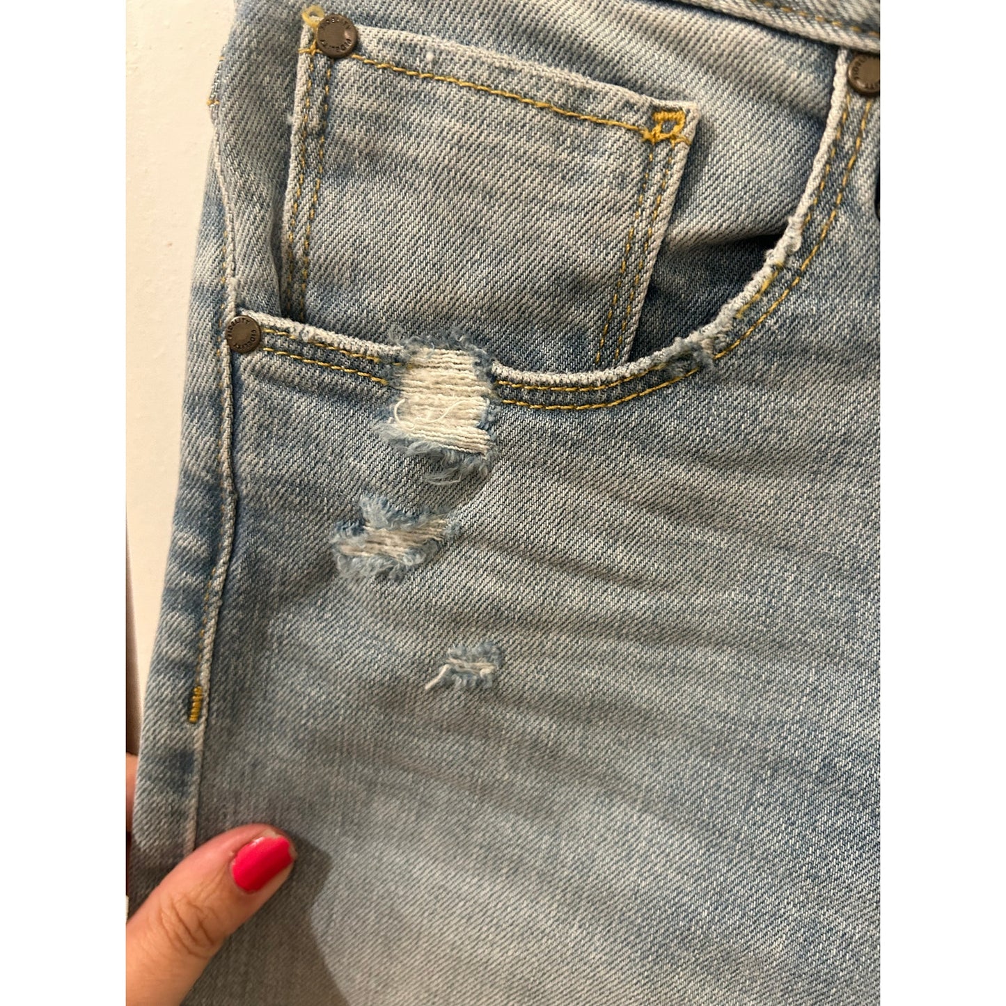Fidelity Cut Off Jean Shorts Size 26