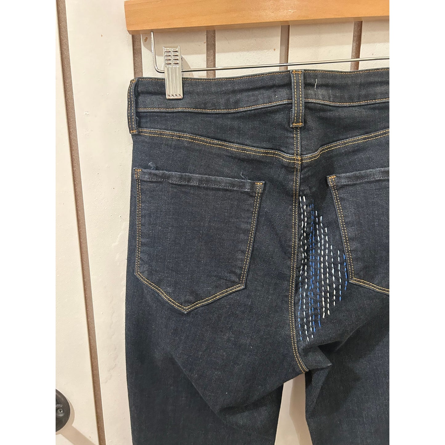 One-of-a-kind Embroidered L’Agence Size 25