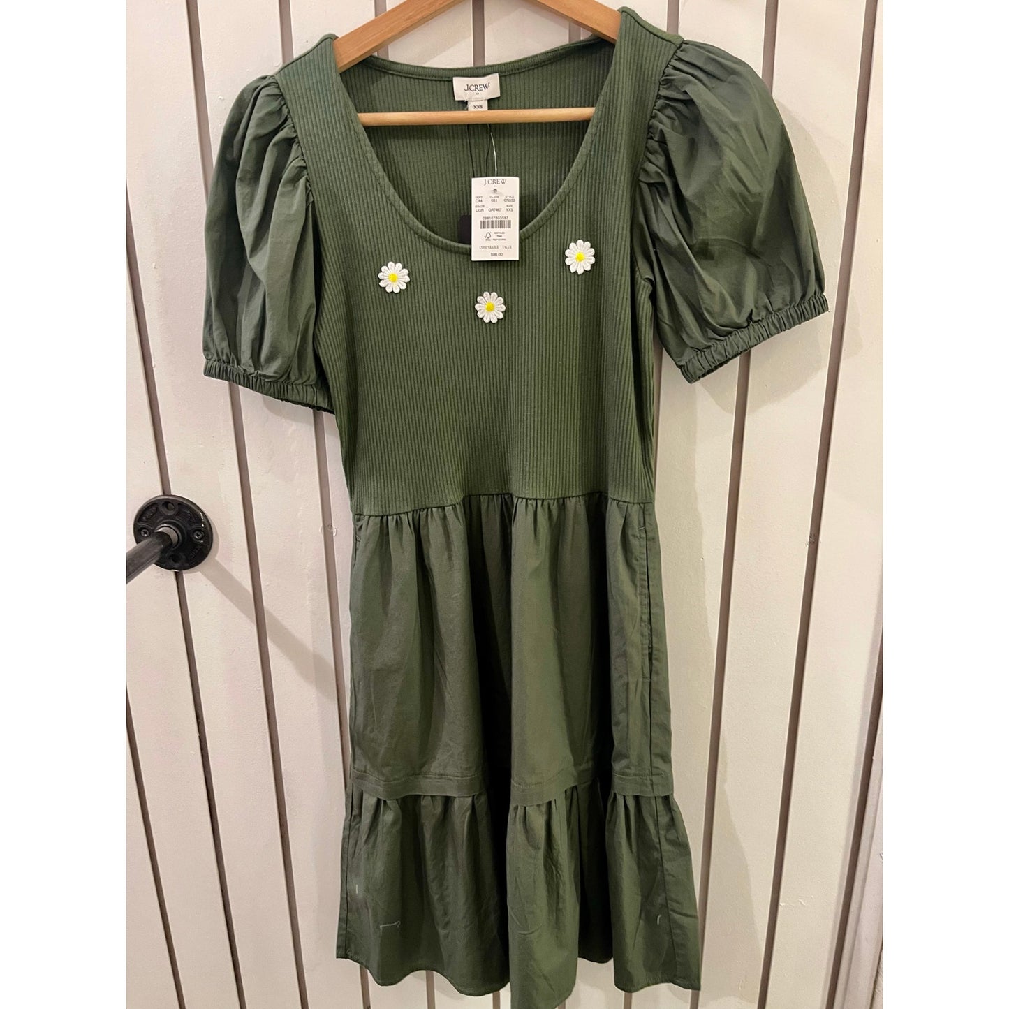J Crew Dress with Daisy Patches XXS