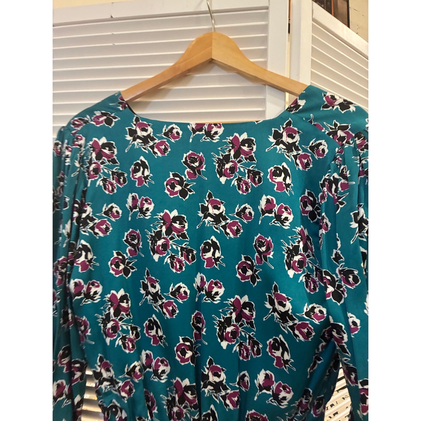 The Kooples Blue Floral Blouse Size 3