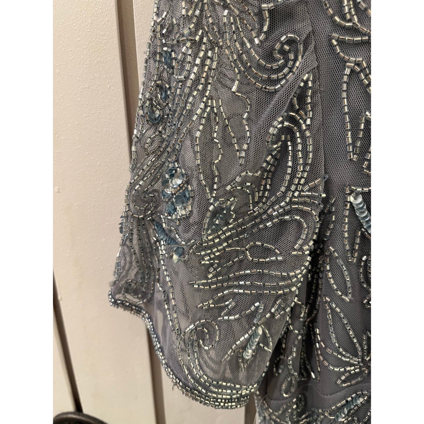 Pissaro Nights Dress Grey NWT