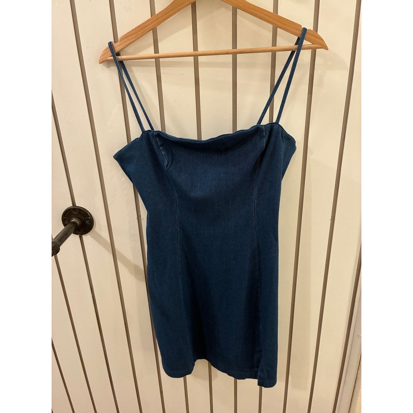 Susana Monaco Denim Dress Size L runs small