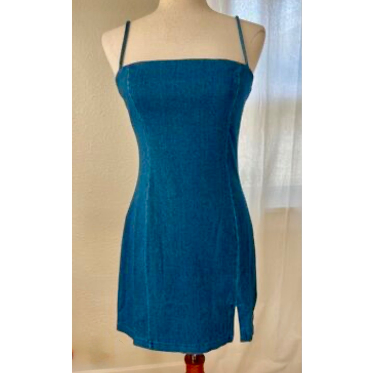 Susana Monaco Denim Dress Size L runs small