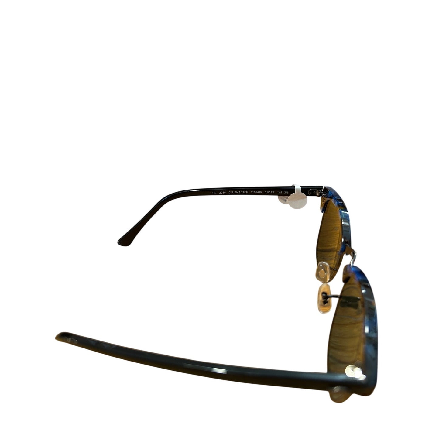 Ray-Ban Clubmaster Sunglasses in Fleck Blue Green Lenses Brand New