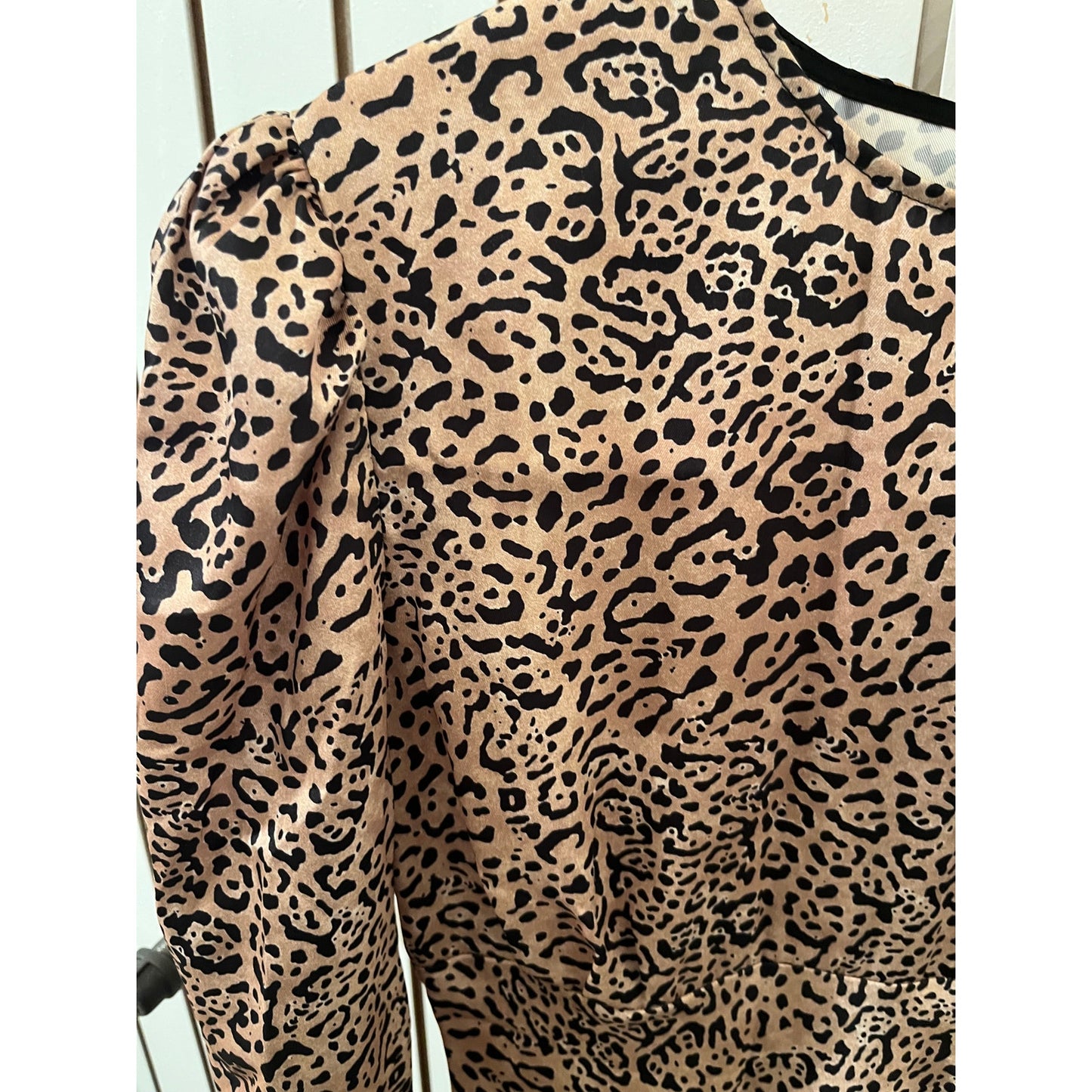Wandering Dress Leopard Print Size 40 (US 4) NWT