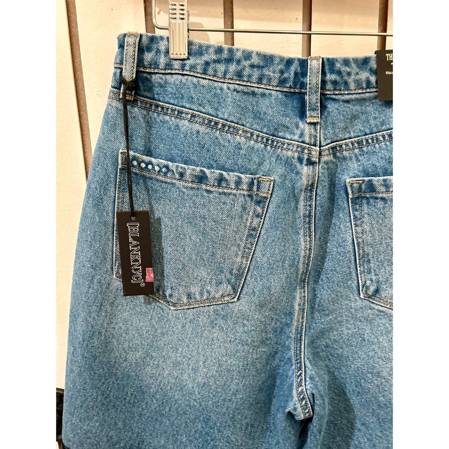 Blank NYC Denim with Faux Leather Size 29