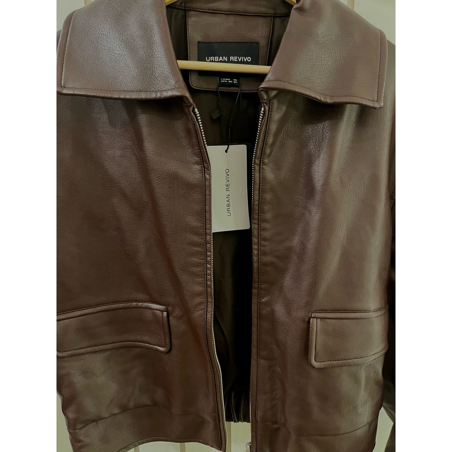 Urban Revivo Vegan Leather Jacket
