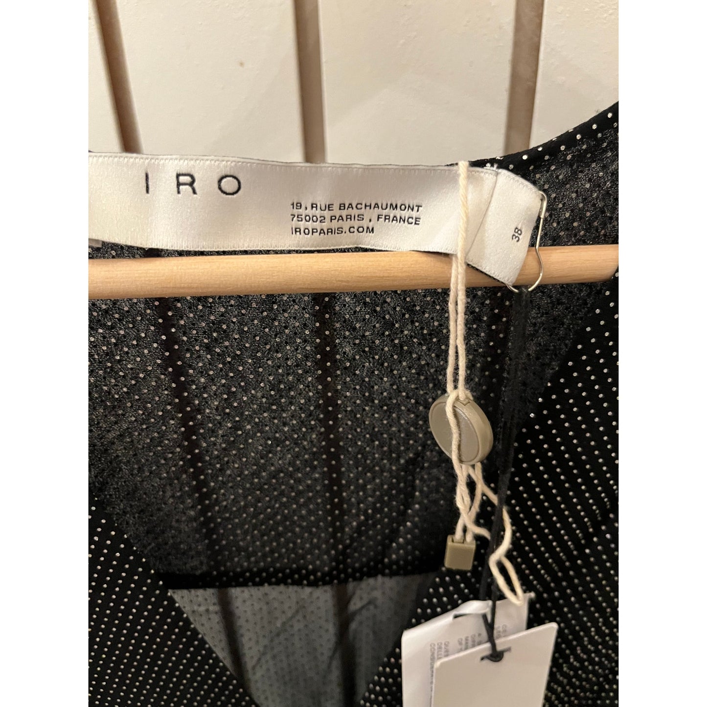 IRO Dress Polka Dot Size 38 (US 2-4) NWT